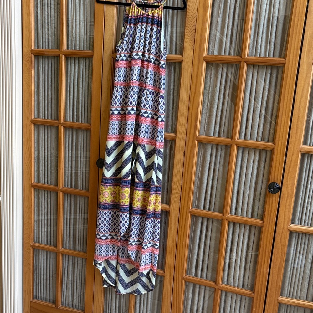 Sanctuary Colorful Geometric Maxi Dress